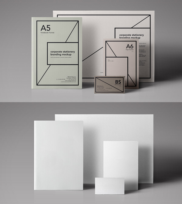 Essential Stationery Branding Mockup Essential Stationery Branding Mockup