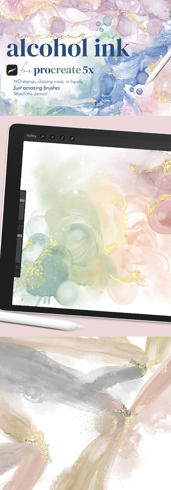 Amazing Alcohol Ink for Procreate