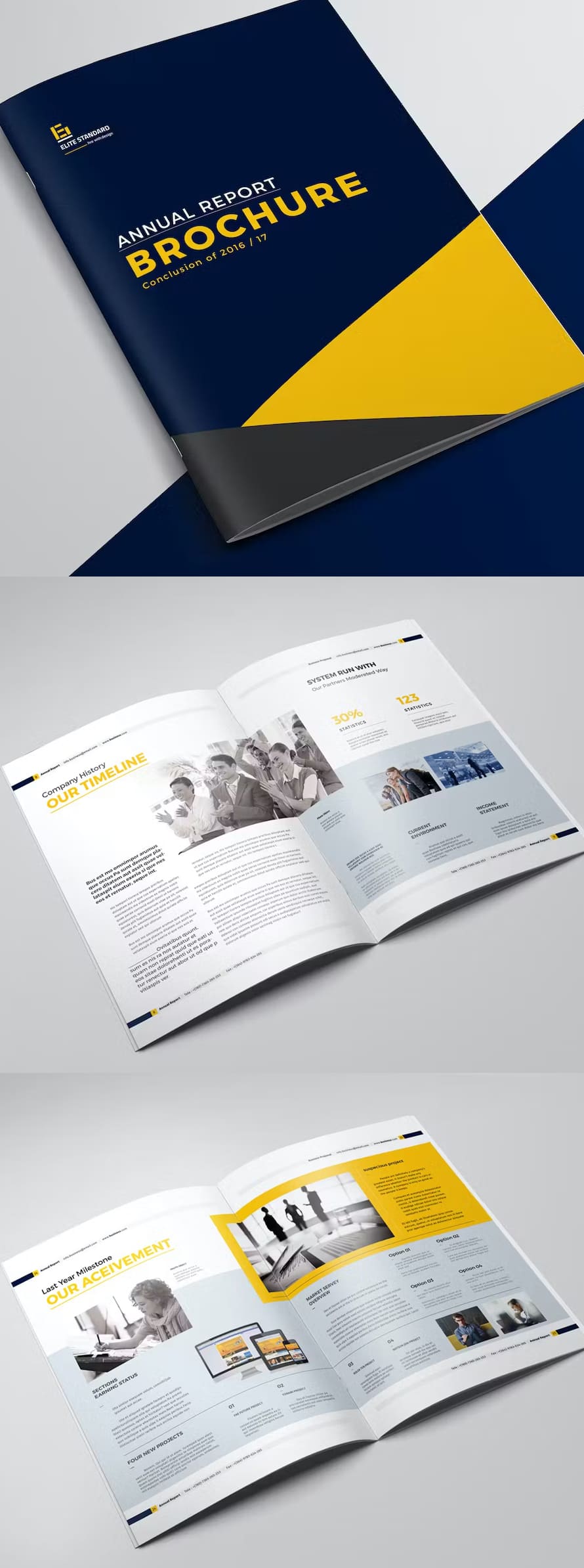 Annual Report Brochure Template