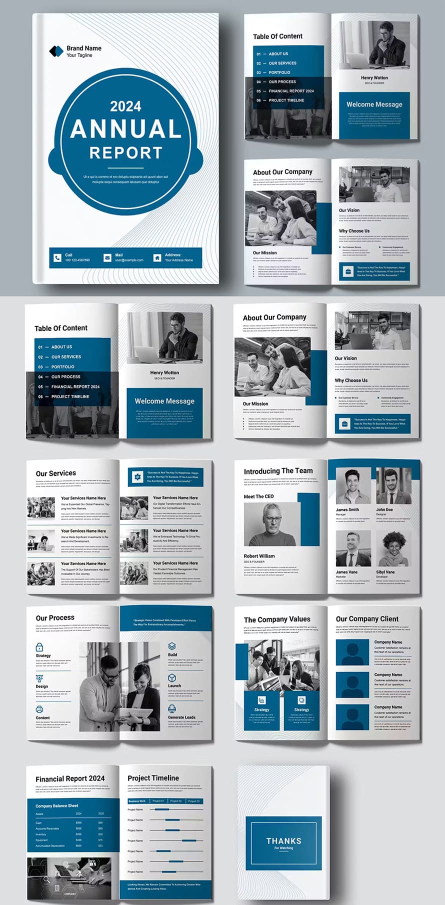 Annual Report Design Template