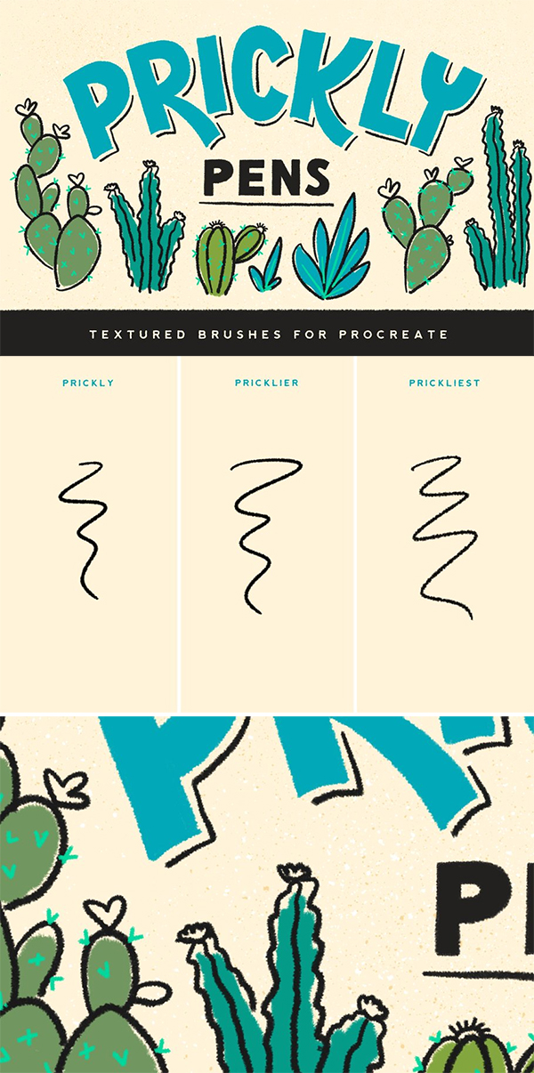 Prickly Pens for Procreate