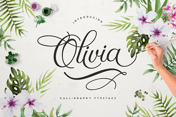 Olivia Script Free Font Olivia Script Free Font
