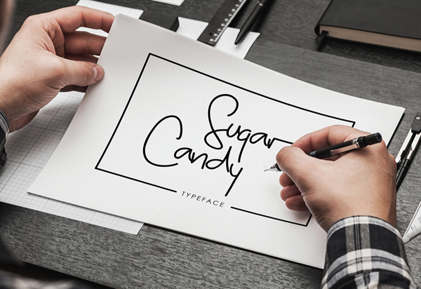 Sugar Candy Free Font Sugar Candy Free Font