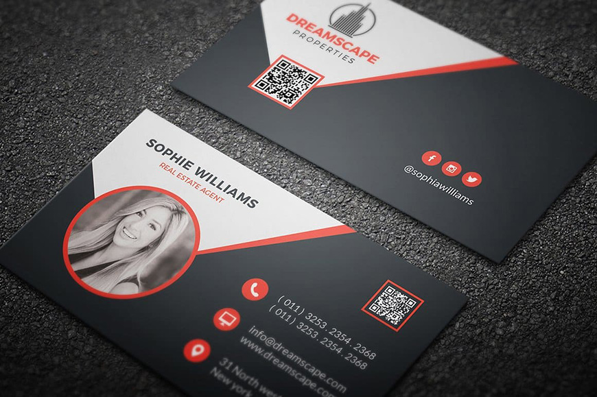 Black Real Estate Business Card