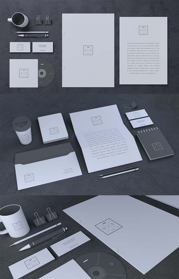Free Clear Stationery / Branding Mock-Up Free Clear Stationery / Branding Mock-Up