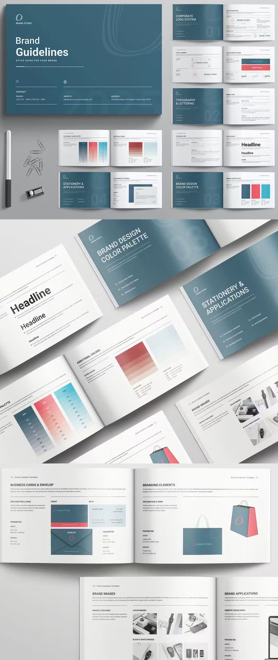 Brand Guidelines Brochure Landscape