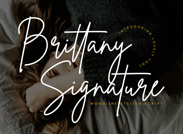 Brittany Signature Script Free Font Brittany Signature Script Free Font