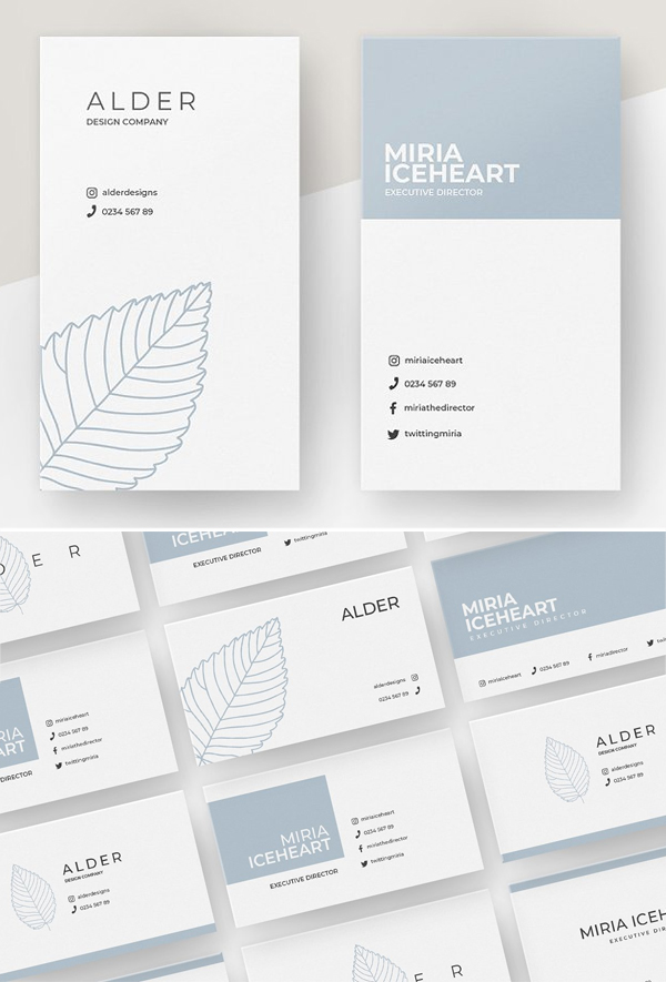 Alder Business Card Templates