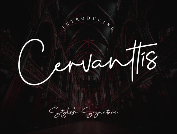 Cervanttis Signature Script Free Font Cervanttis Signature Script Free Font