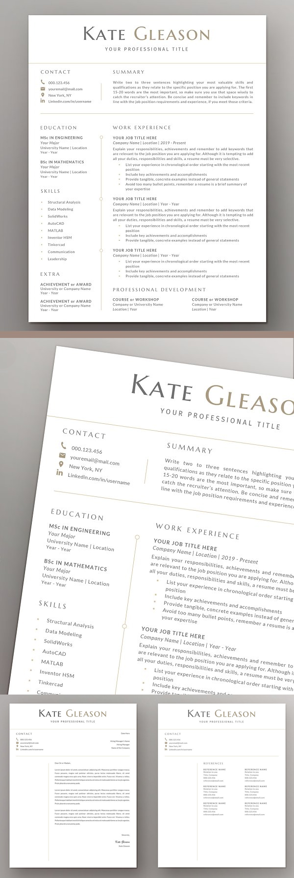 Engineer Resume & Cover Letter