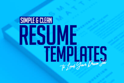 Clean Resume Templates