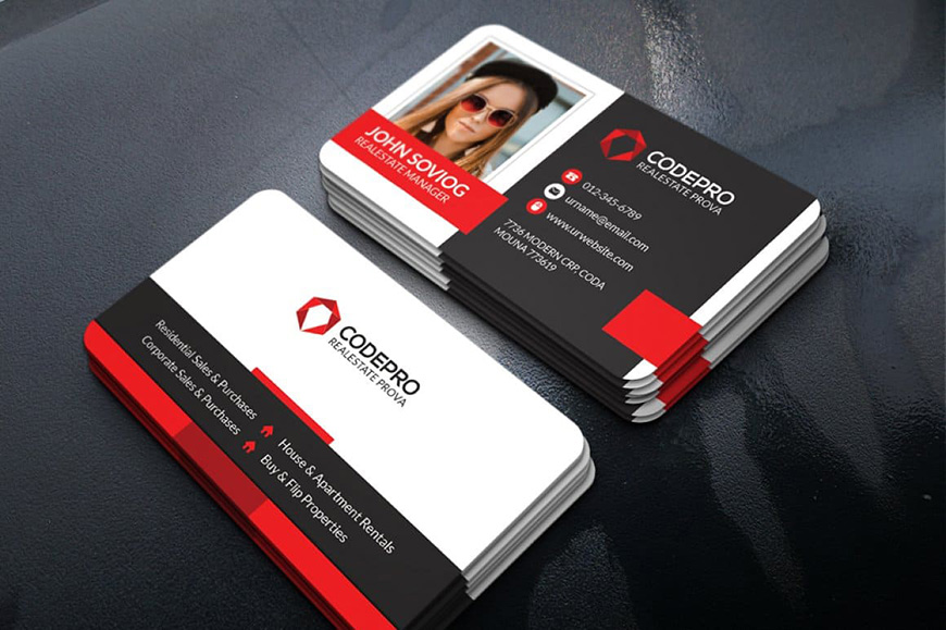 Creative Real Estate Business Card