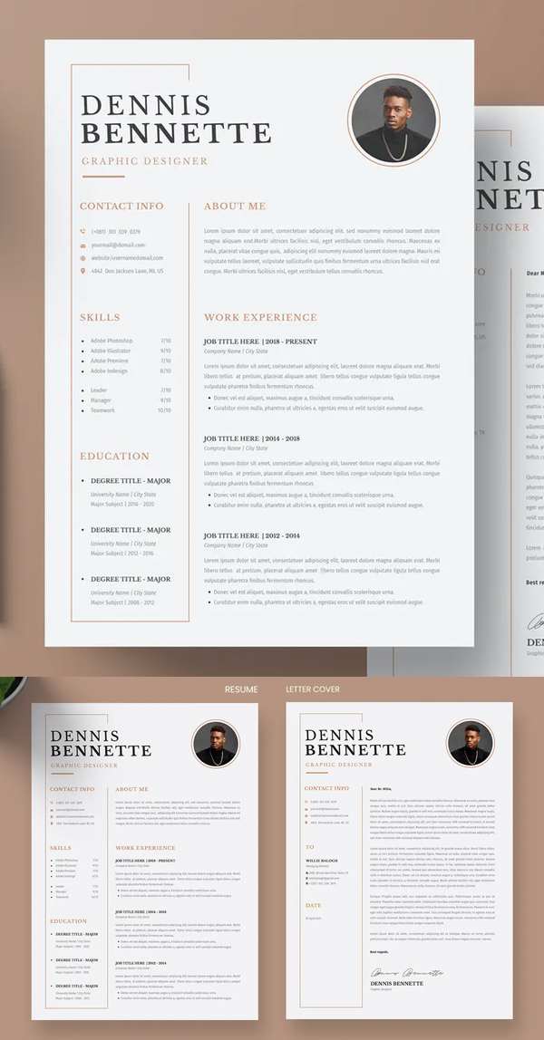 Modern CV Resume Template