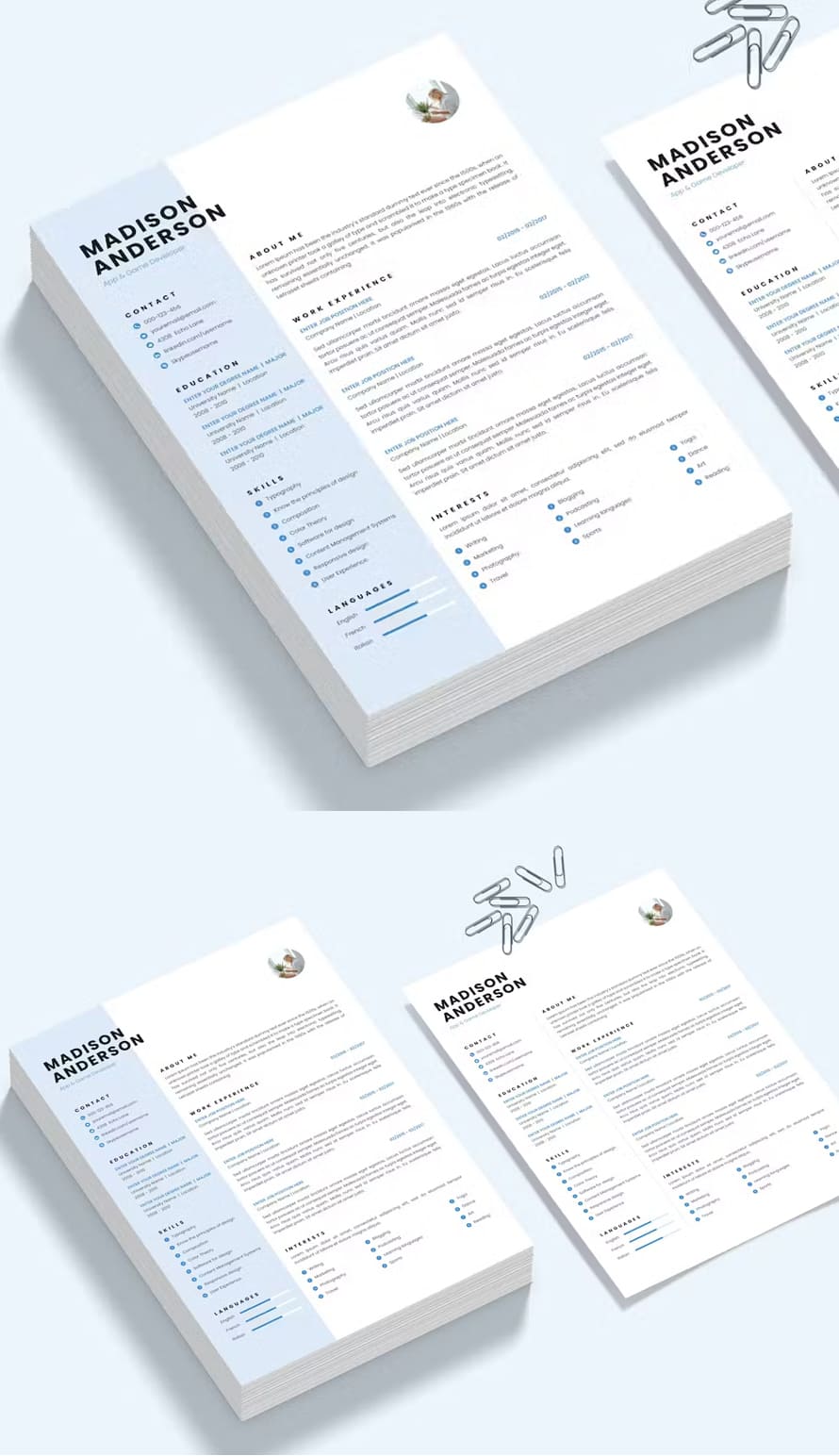 Cv - Minimal Resume Template