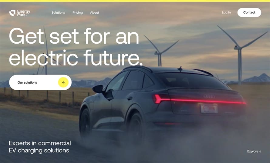 Energy Park Website Design
