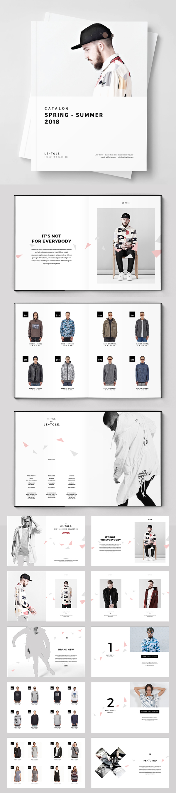 Fashion Catalog Brochure Template