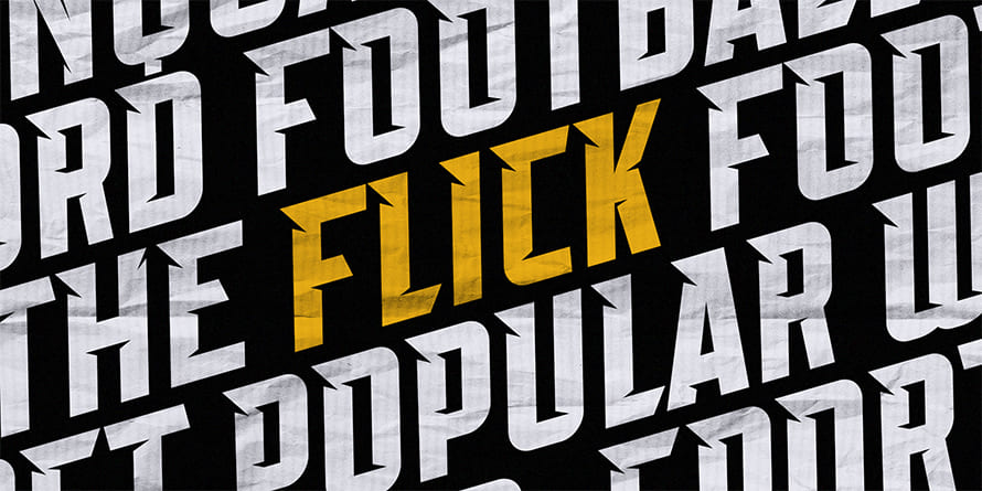 Flick Free Font