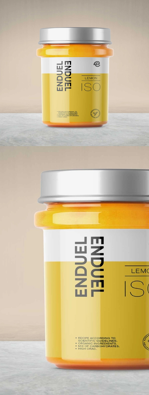 Free Lemon Cream Container Mockup Free Lemon Cream Container Mockup