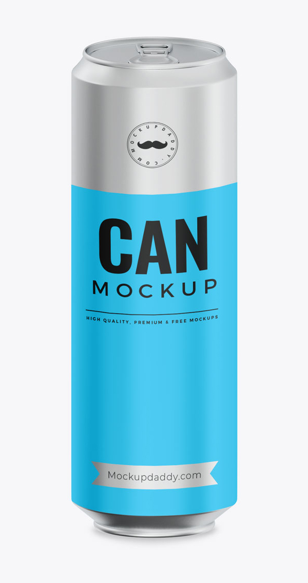 Free Soft Drink Can Mockup Free Soft Drink Can Mockup