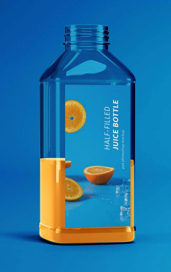 Free Juice Bottle Mockup Free Juice Bottle Mockup