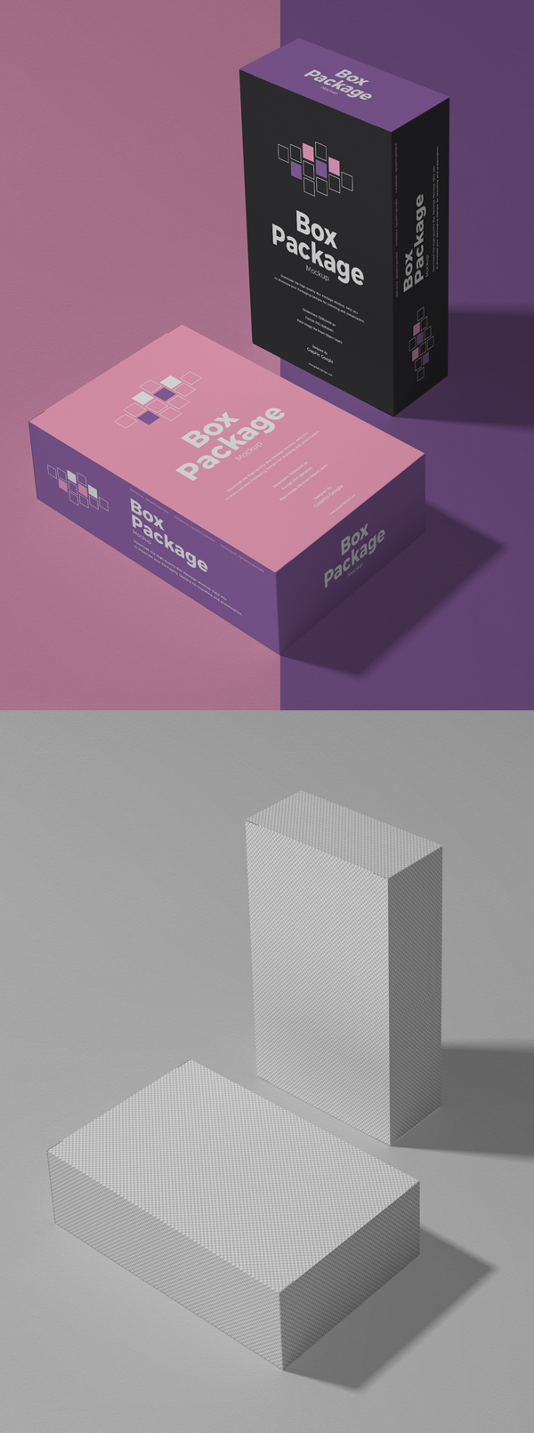 Free Packing Box PSD Mockup Free Packing Box PSD Mockup