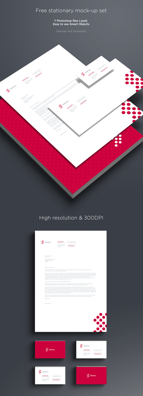 Free Branding & Stationary Mock-up Set Free Branding & Stationary Mock-up Set