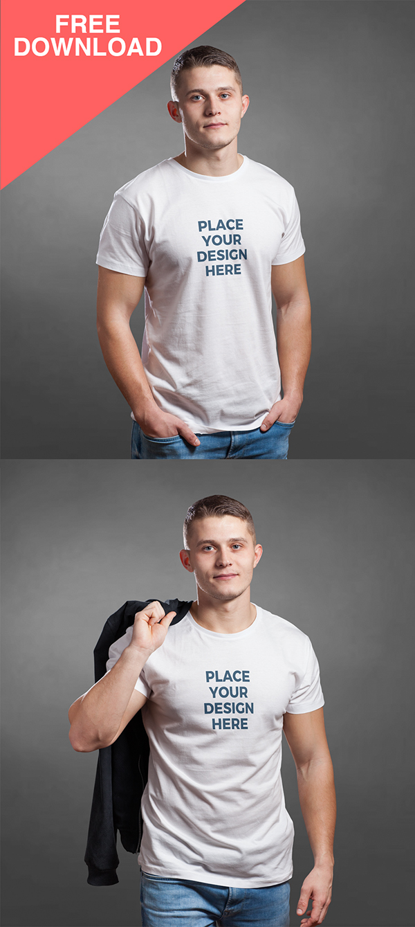 45 Free T-Shirt Mockup Templates PSD 45 Free T-Shirt Mockup Templates PSD