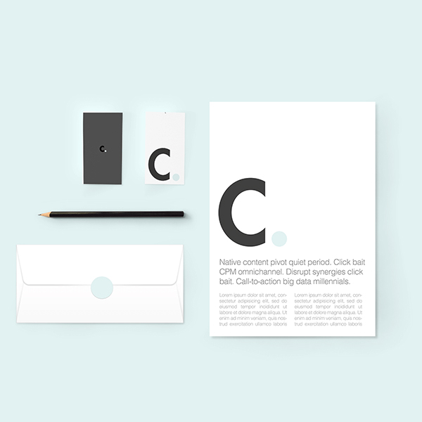 Free Minimalist Branding/Identity Mockup Free Minimalist Branding/Identity Mockup