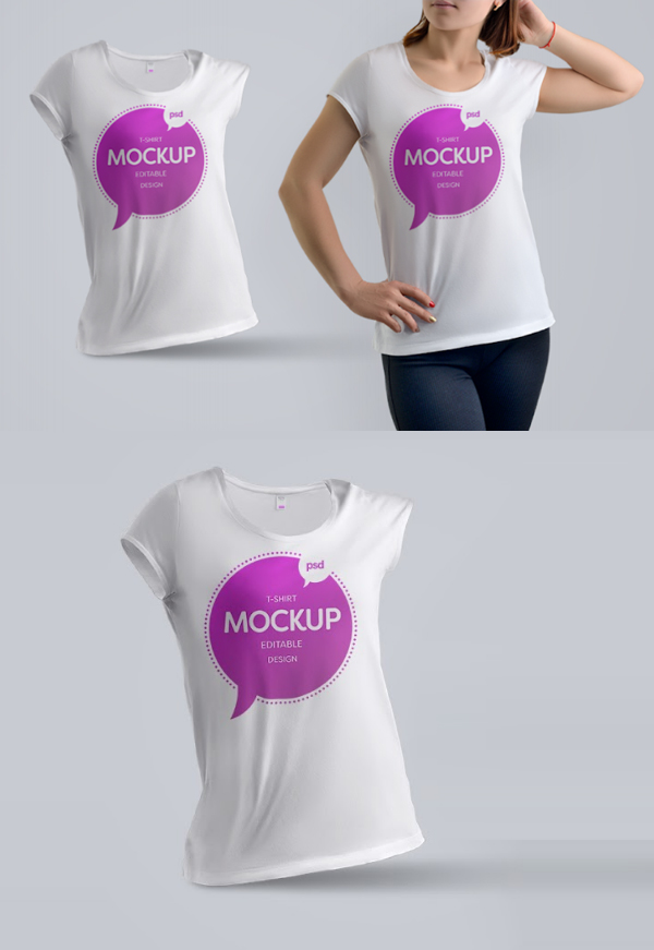 45 Free T-Shirt Mockup Templates PSD 45 Free T-Shirt Mockup Templates PSD