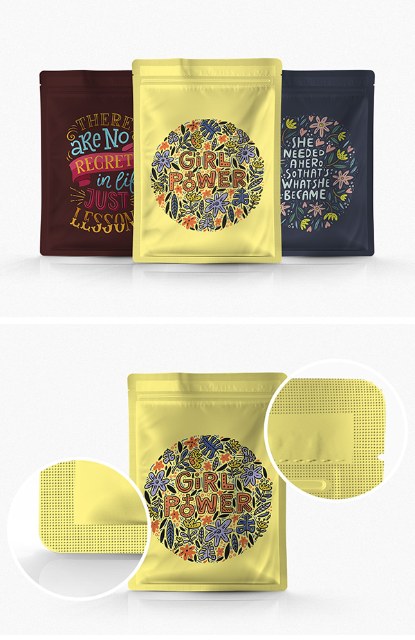 Free Pouch Packaging PSD Mockup Free Pouch Packaging PSD Mockup