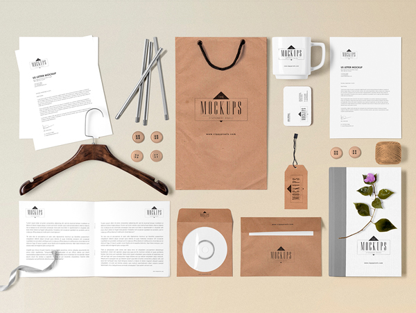 Free Stationery Mock-Up Scene Builder Free Stationery Mock-Up Scene Builder