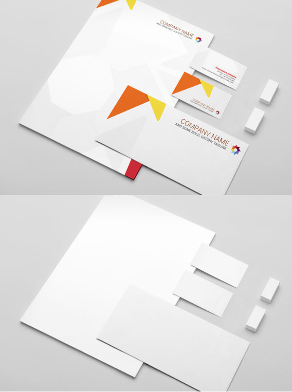 Free Stationery Presentation Mockup Free Stationery Presentation Mockup