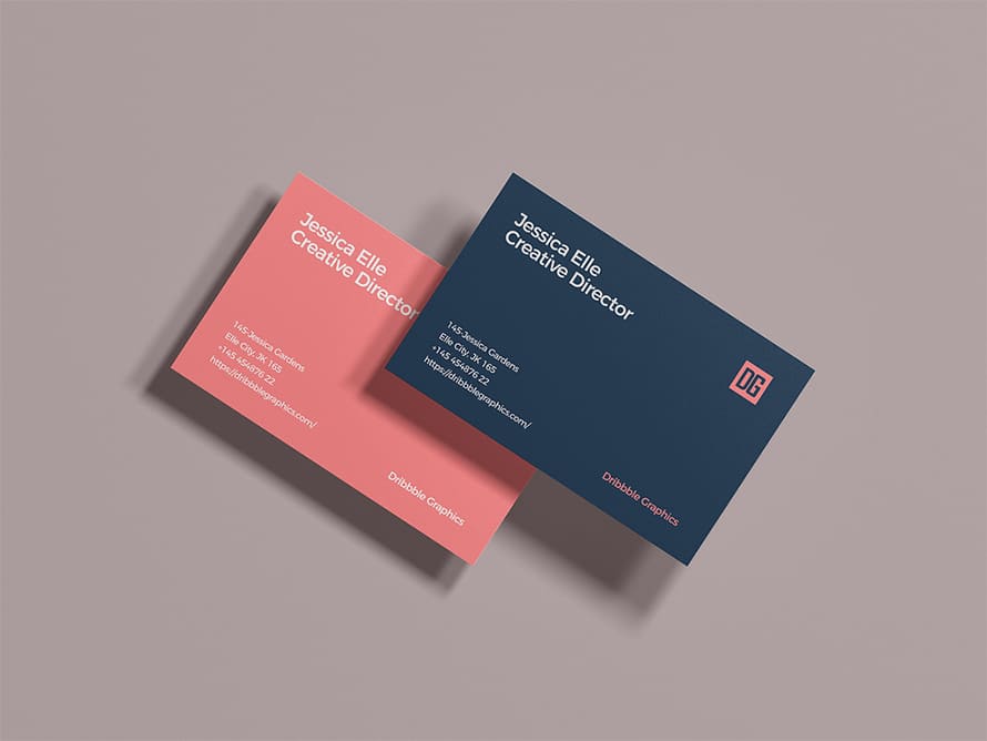 Free Branding Business Card Mockup