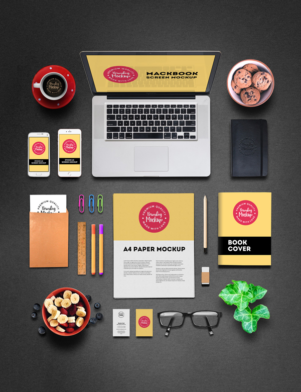 Free Professional Branding Mockup PSD Free Professional Branding Mockup PSD