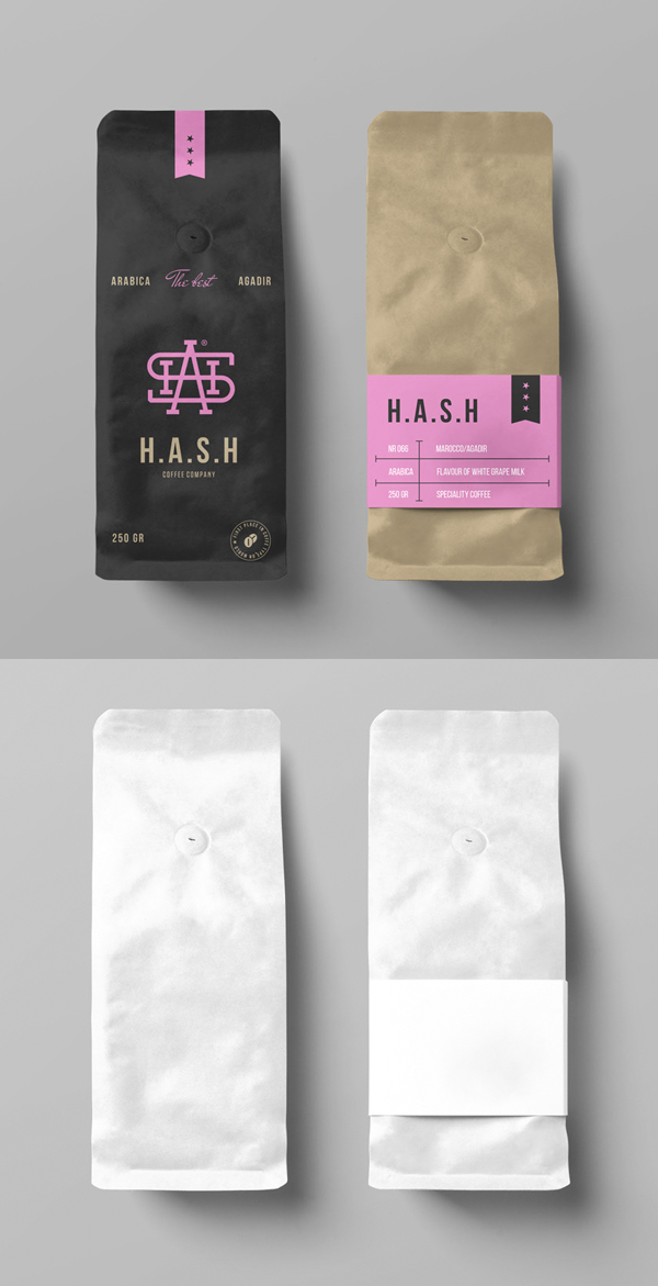 Free Coffee Bags Mockup Free Coffee Bags Mockup