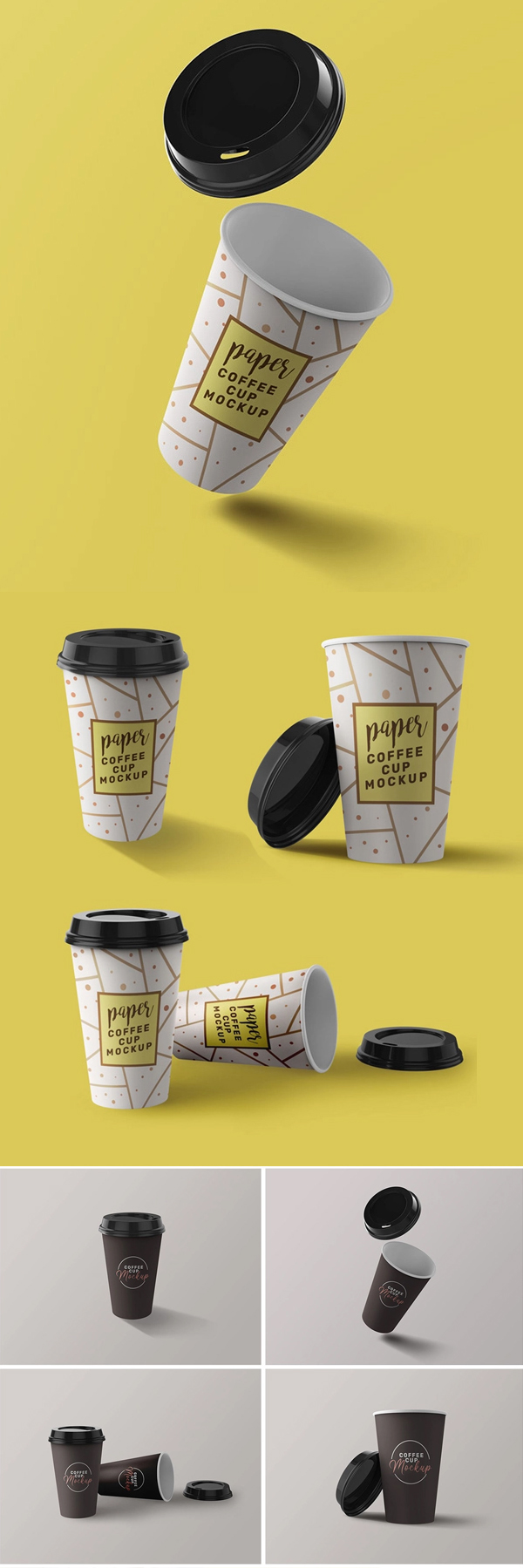 Free Coffee Cup Mockups Kit Free Coffee Cup Mockups Kit