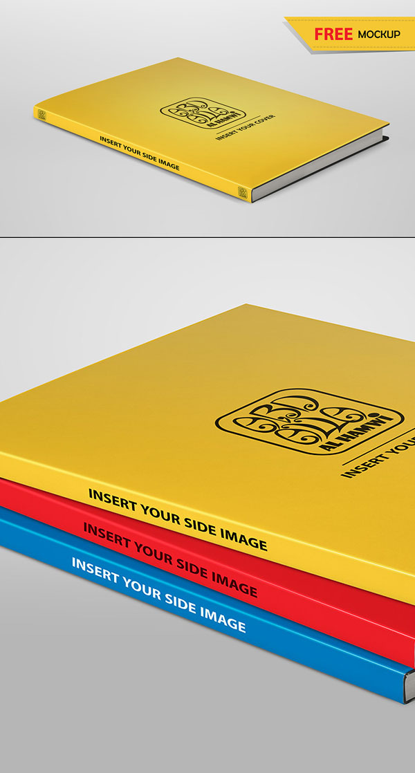 Realistic Free Book Mockup Realistic