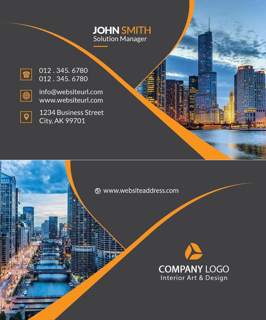 Free Realestate Business Card Psd