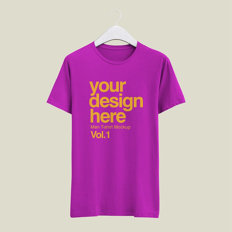 Free T Shirt Mockup Front Psd