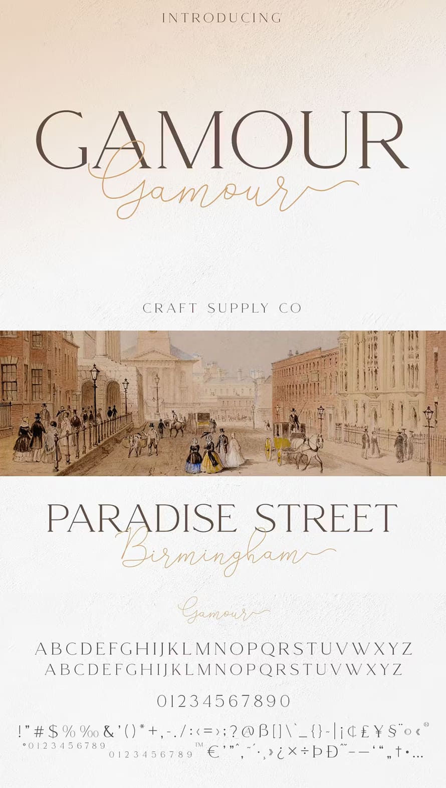 Gamour Elegant Serif Font