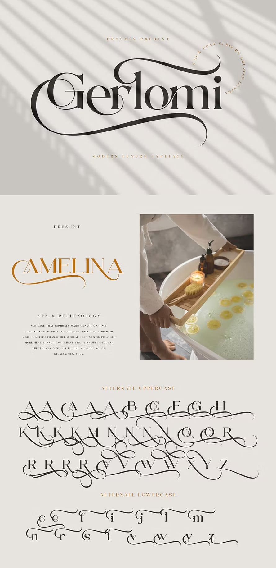 Gerlomi Luxury Serif Font