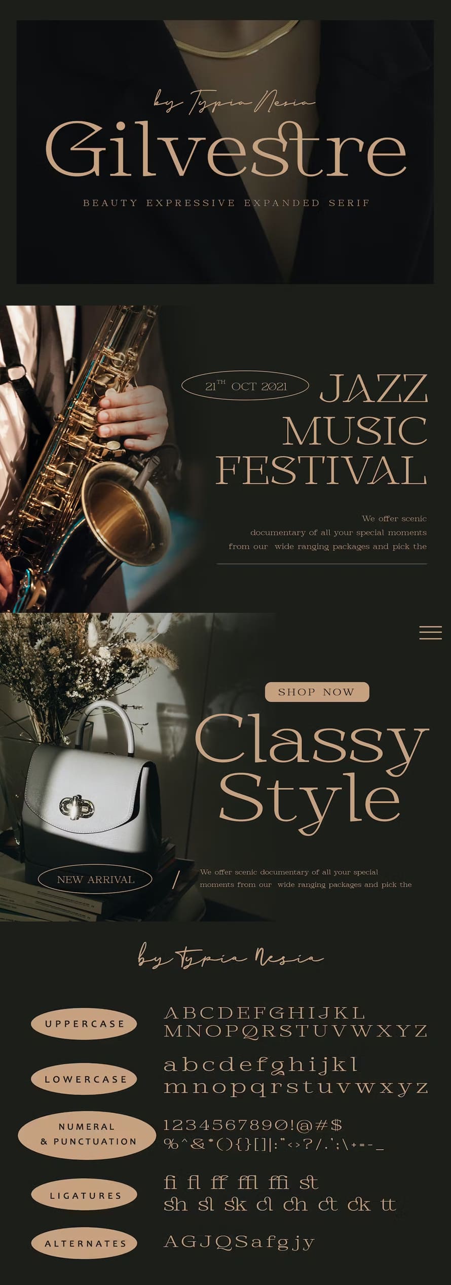 Gilvestre Beauty Luxury Expanded Serif