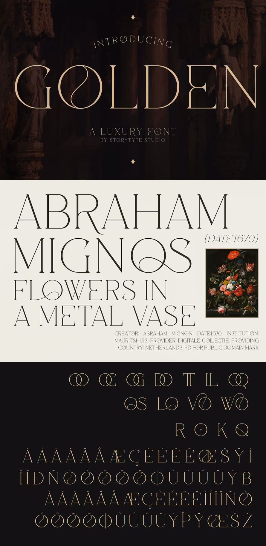 Golden Luxury Font