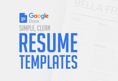 Best Google Docs Resume Templates