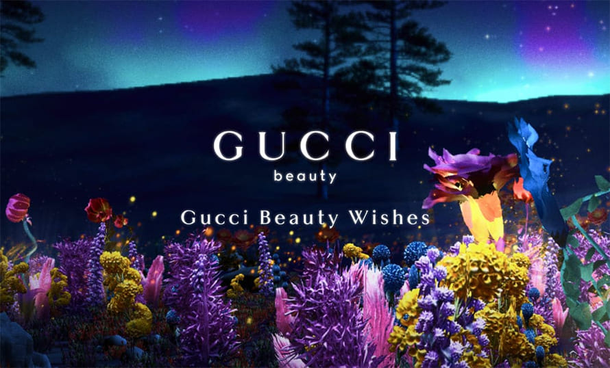 Gucci Beauty Wishes Website Design