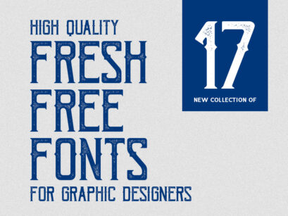 High Quality Fresh Free Fonts For Graphic Designers