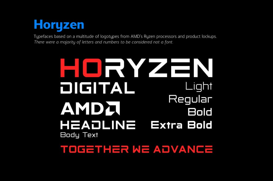 Horyzen Free Font