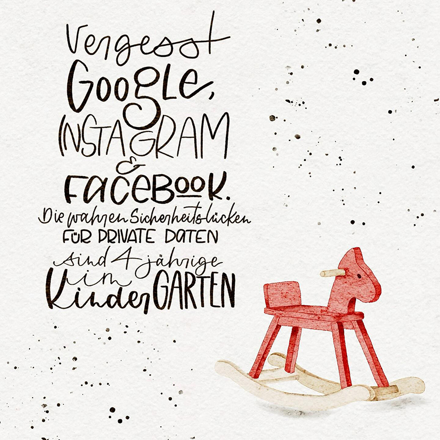Social Media Lettering