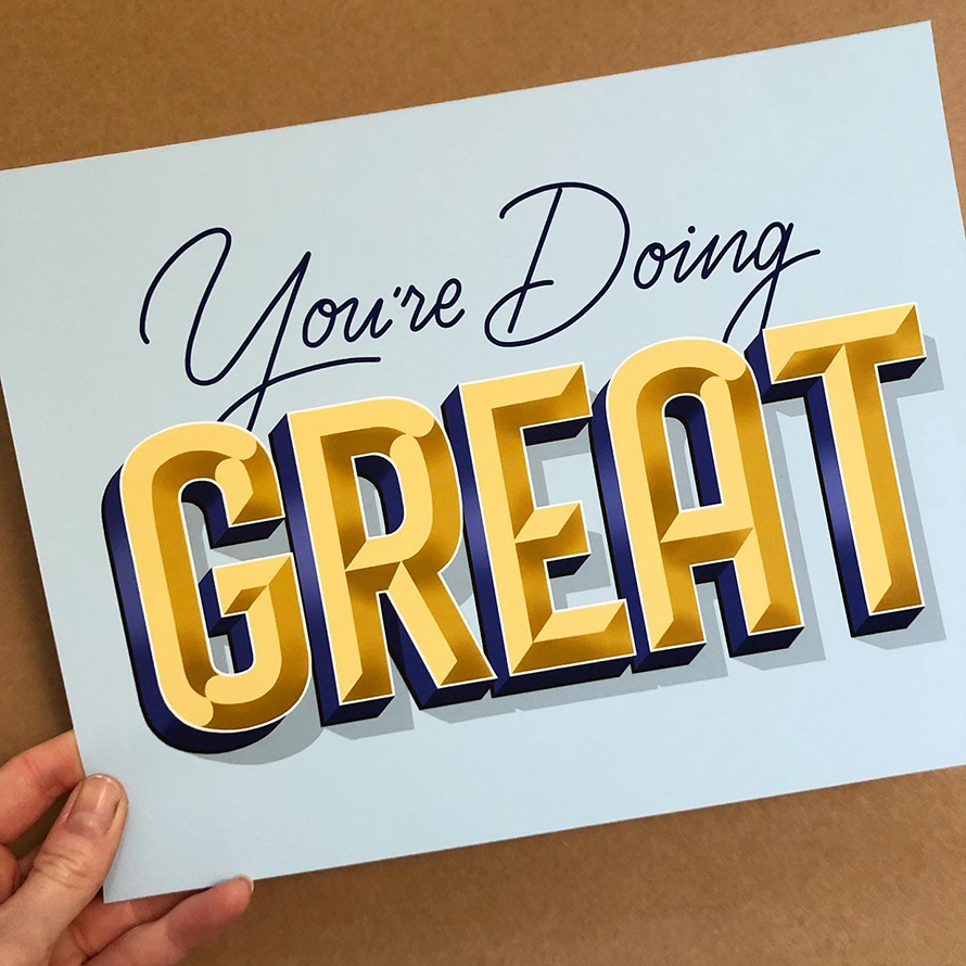 Your are doing Great