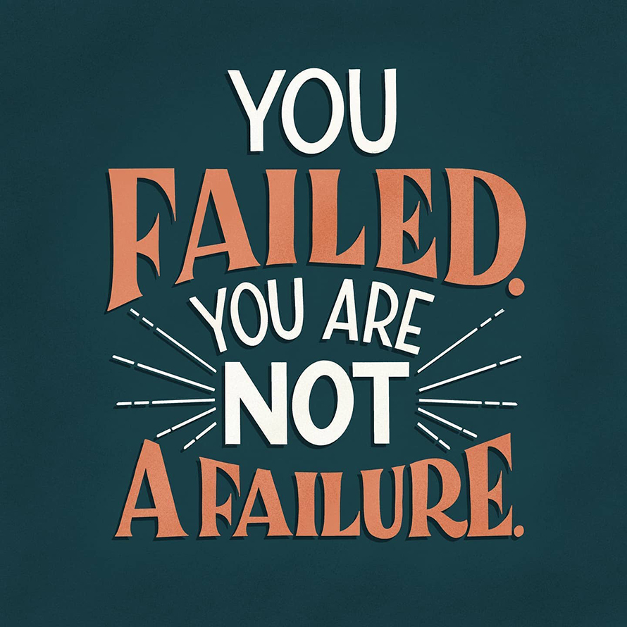 You Failed You Are Not a Failure